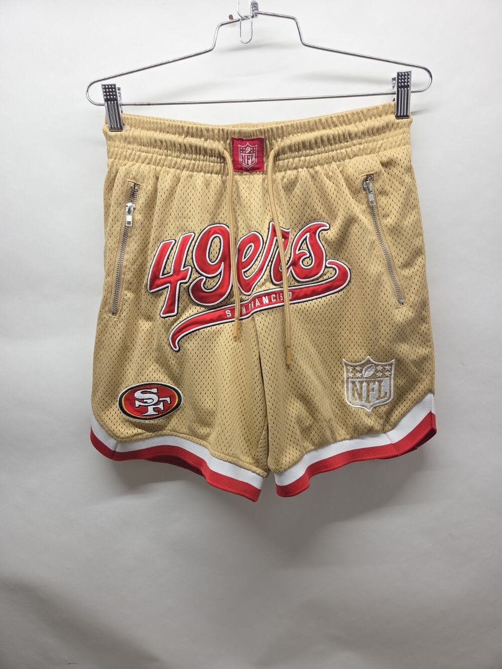NFL Team Apparel San Francisco 49ERS Football Shorts SIZE XS
